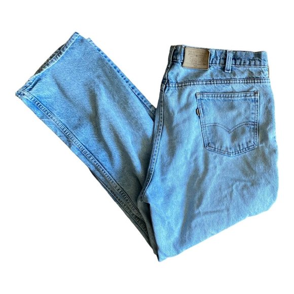 Vintage Levis 540 Mens 42x30‎ Relaxed Fit Made In USA Denim Jeans Brown Tab - Picture 1 of 9
